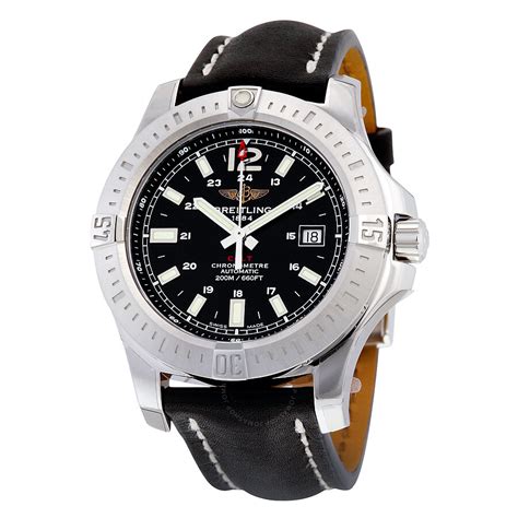 breitling colt 44 chronograph black steel|Breitling colt price list.